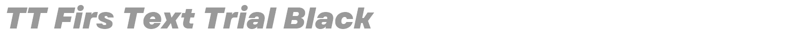 TT Firs Text font preview